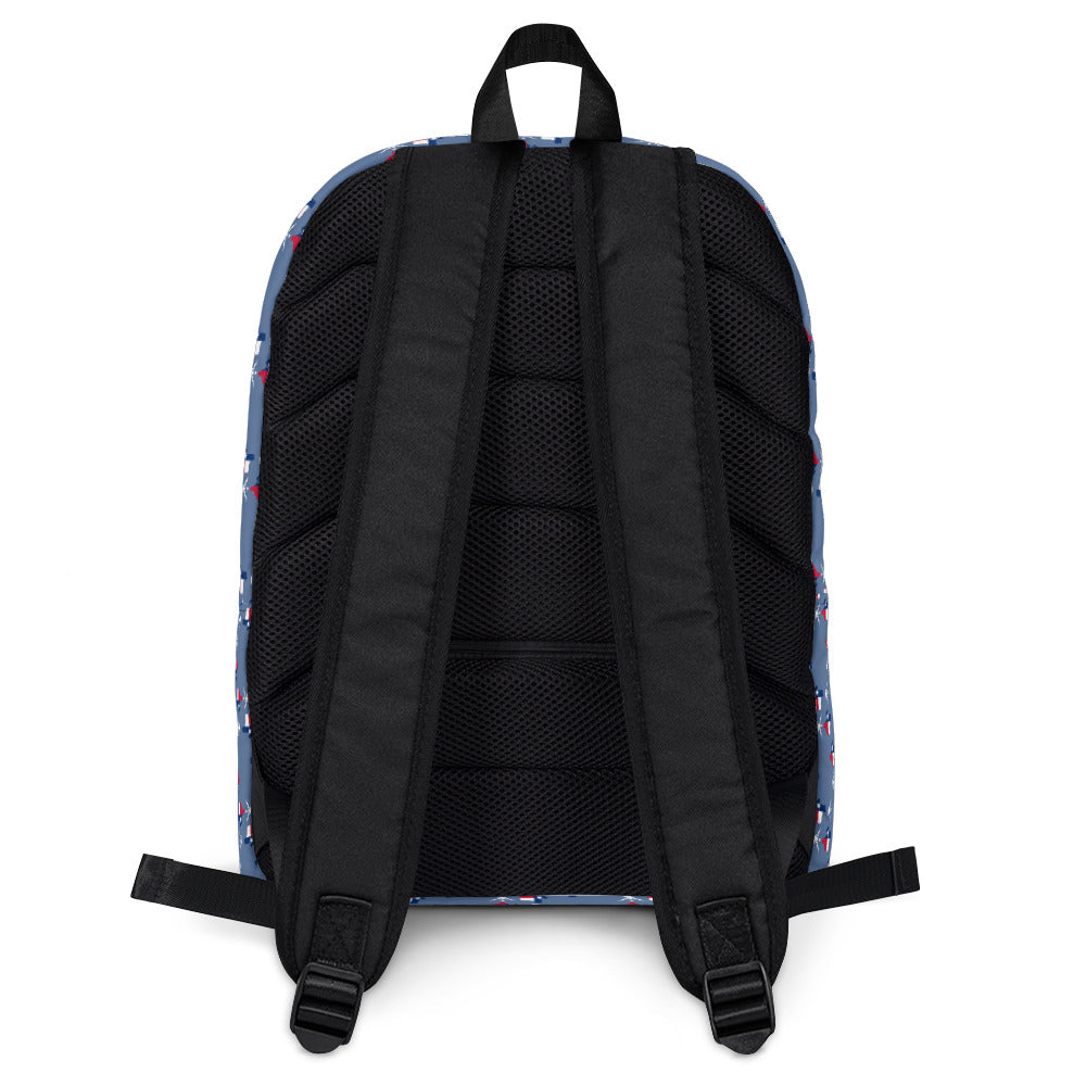 LSK Texas Backpack in Kashmir Blue