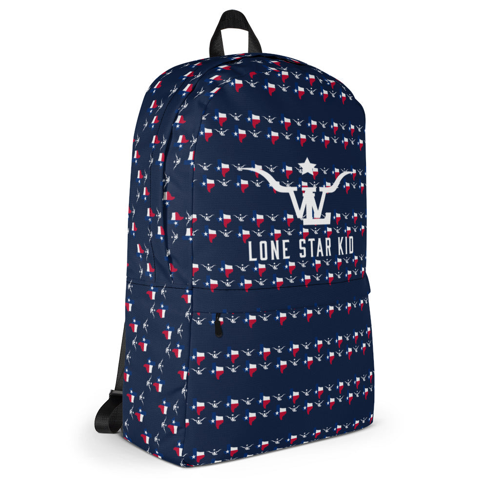 LSK Essential Everyday Texas Backpack in Navy