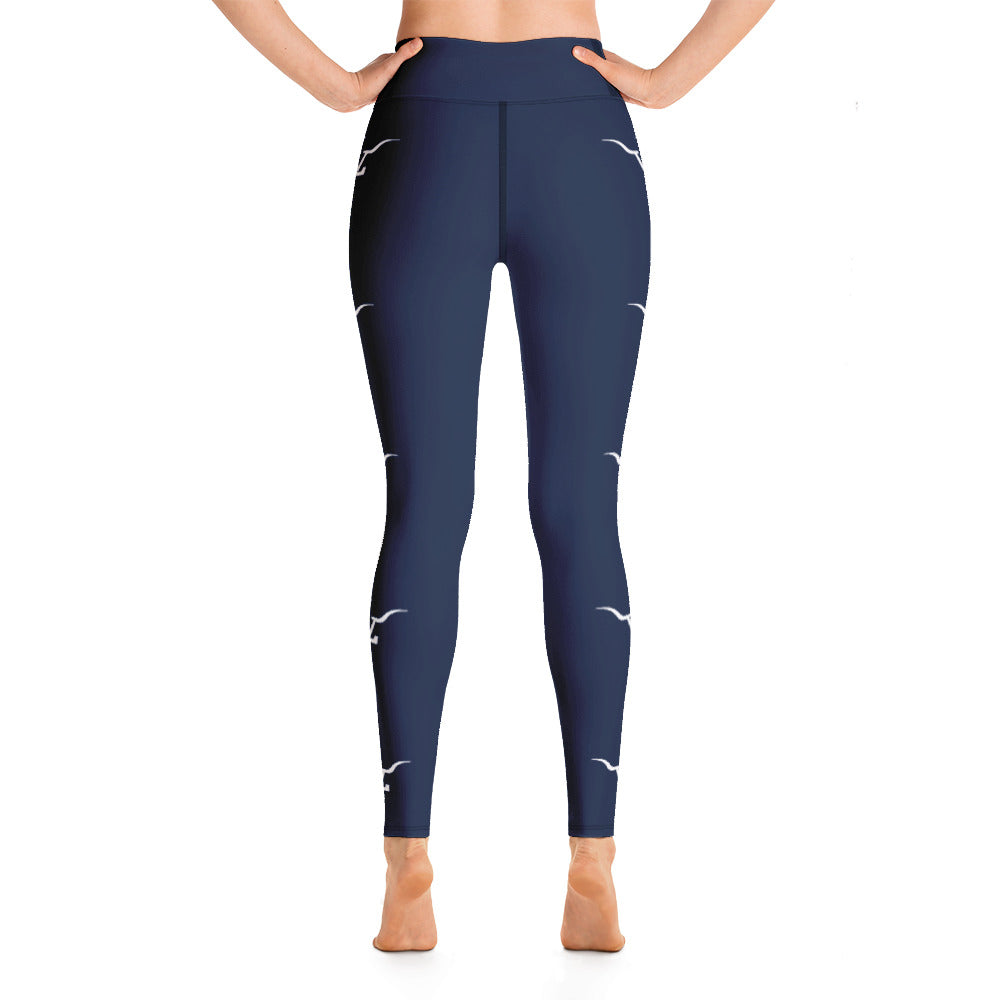 LSK Women's Yoga Leggings in Navy