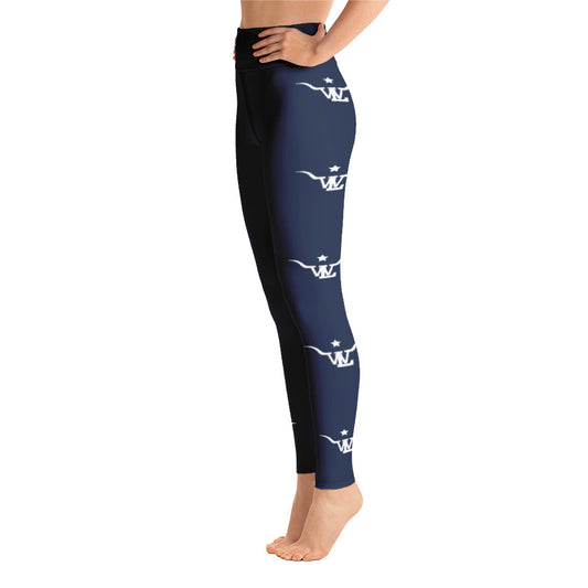 LSK Women's Yoga Leggings in Navy
