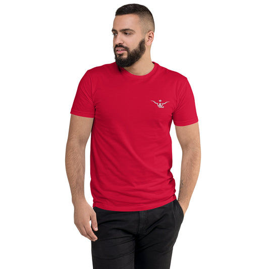 "LW" Fitted Cotton T-shirt