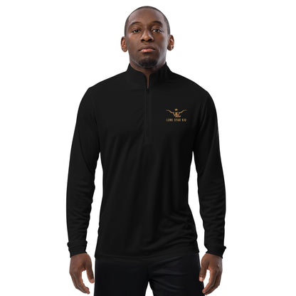 LSK Quarter Zip Pullover Gold Logo