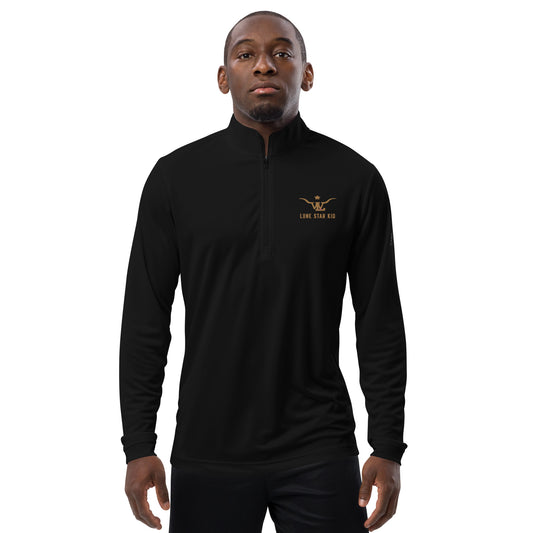 LSK Quarter Zip Pullover Gold Logo