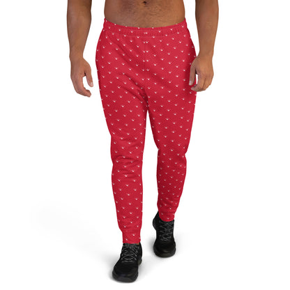 "LW" Men's Joggers in Red