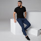 "LW" Men's Joggers in Navy