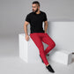 "LW" Men's Joggers in Red